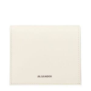 Jil Sander White Leather Women's Wallet